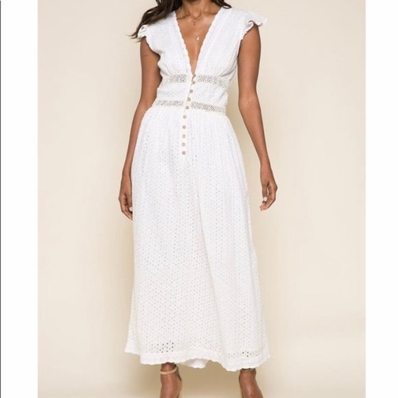 white eyelet maxi